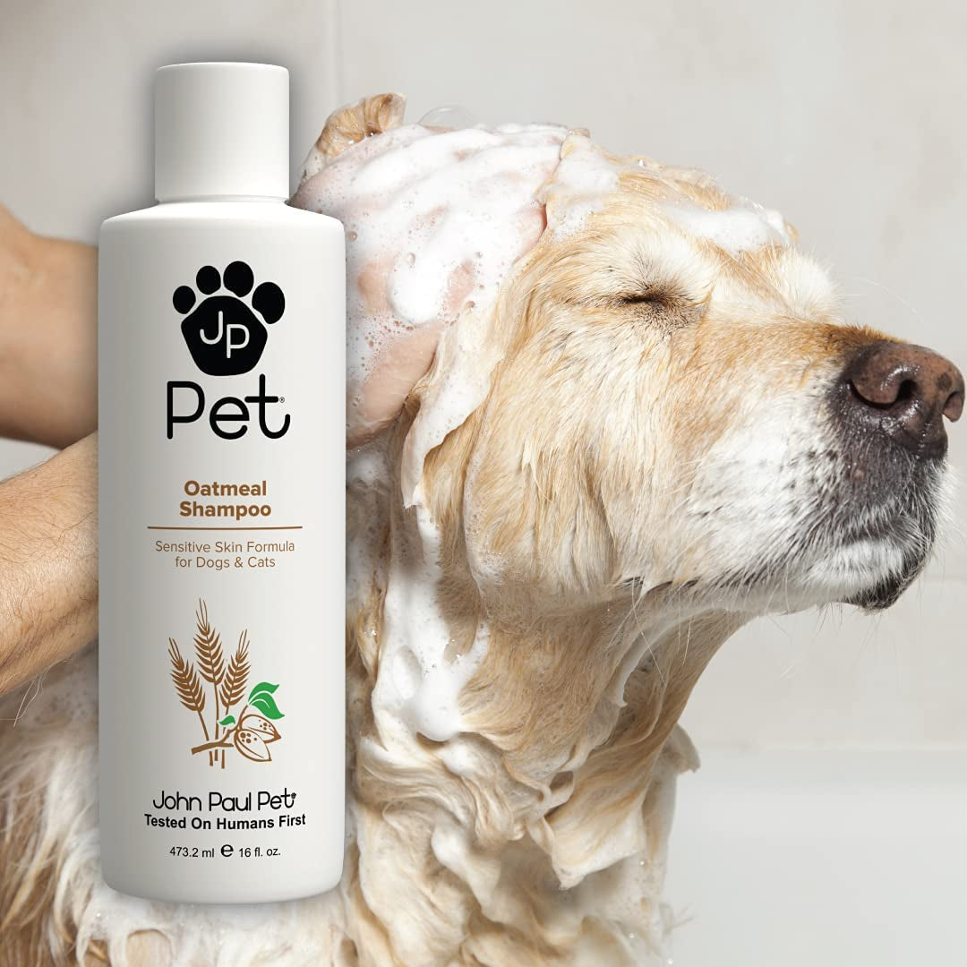 "Furry Fluff & Stuff: Oatmeal Shampoo for Pooches and Purrs - The Itch-B-Gone Potion with Aloe Magic, Pawsitively Purr-fectly Balanced, No Cruelty, No Parabens, Just American Made Pet Pampering!"