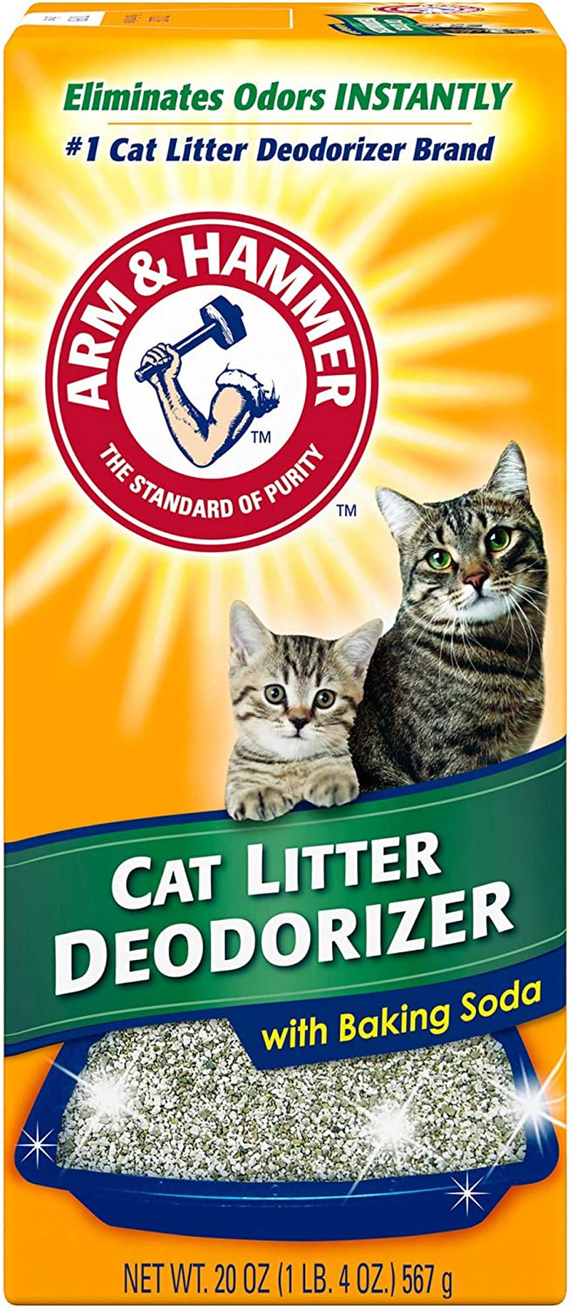 ```Paw-sitively Purr-fect Cat Litter Freshener: 20 Oz of Citrus Bliss for Your Feline's Throne Room (1.25 Pounds of "No More Stink")```