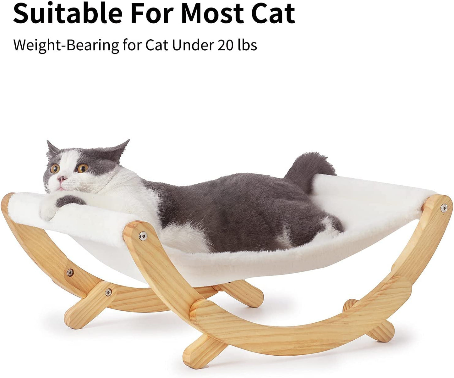 "Feline Fly Zone: The Purr-fect Moon Swing for Your Cat's Luxury Napping Experience!"