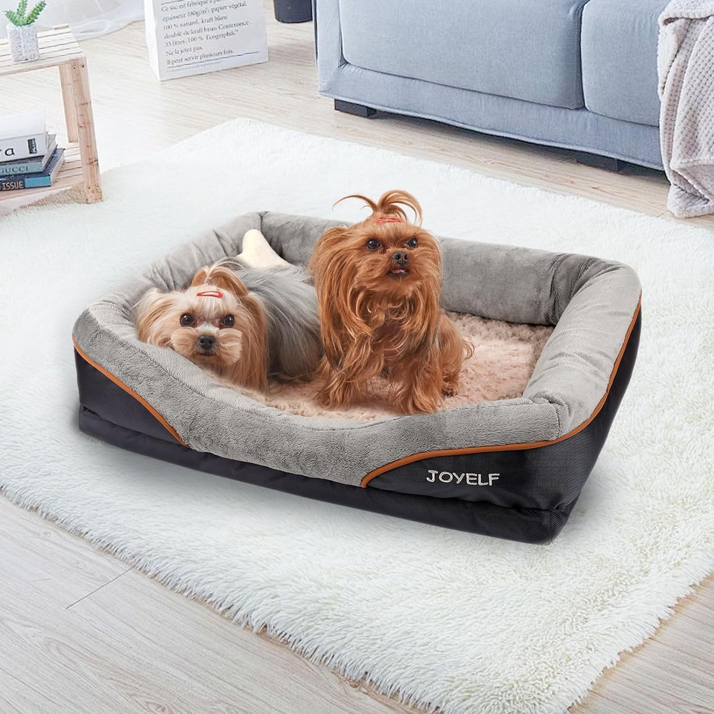 ```The Ultimate Canine Cloud: A Comfy Crater for Your Pup, Complete with a Squeaky Sidekick for Extra Snooze Shenanigans!```