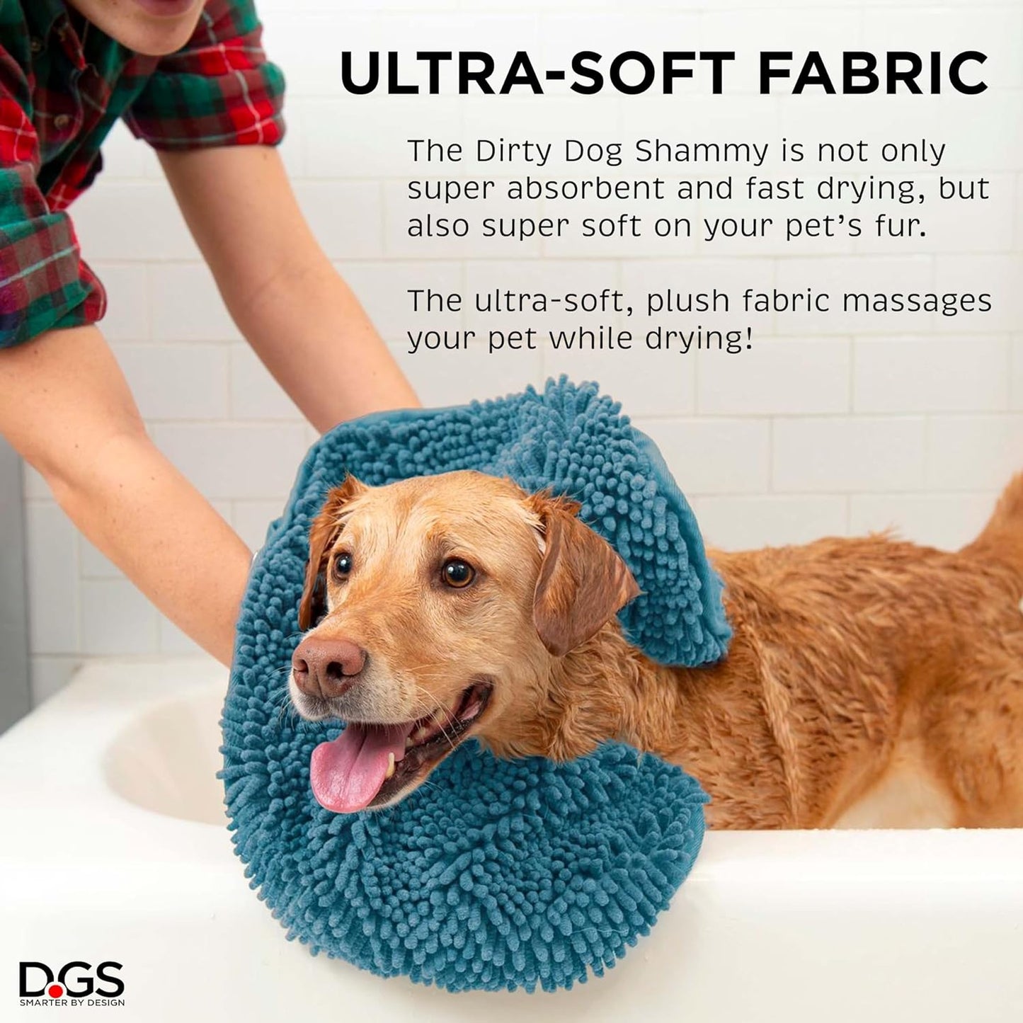 ```Furry Spa Day: The Ultimate Doggie Dry-Off Blanket - Super Absorbent, Quick Drying, & Machine Washable - Because Your Pup Deserves a Towel as Fancy as Their Fluff! | Grey 13X31```