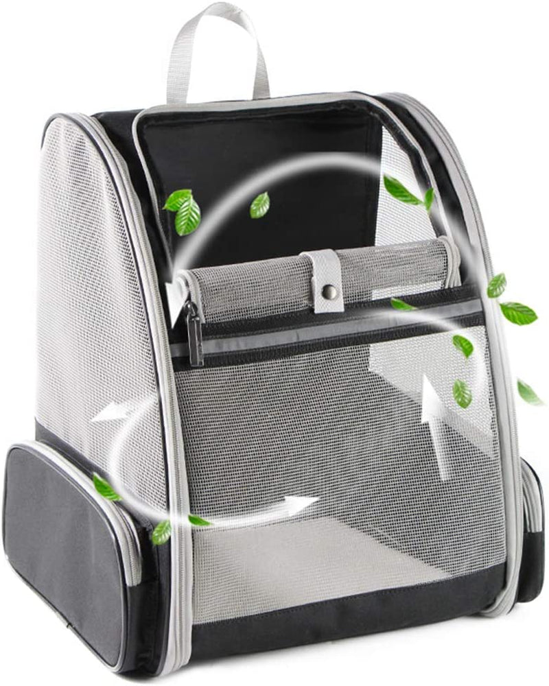 "Space-Age Bubble Backpack for Your Furry Co-Pilot: Because Every Cat and Dog Deserves to Ride in Style (Black)"