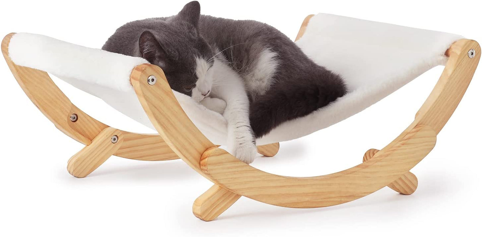 "Feline Fly Zone: The Purr-fect Moon Swing for Your Cat's Luxury Napping Experience!"